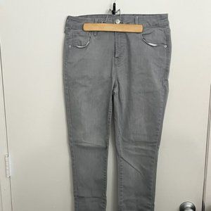 Grey Built-In Sculpt Jeans - 12